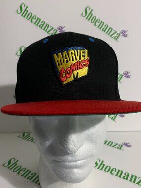 RSVLTS Hat Marvel Comics Teddy League Snapback Regular Crown Black Red Cap